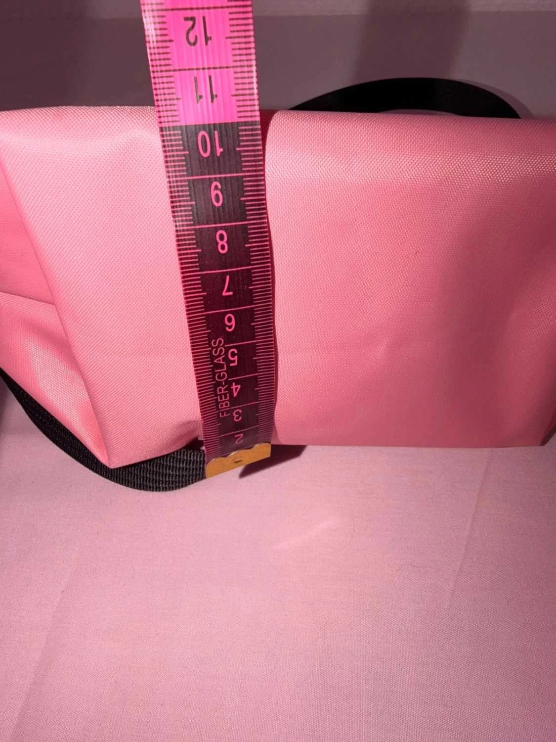 Kleine roze en zwarte Longchamp-tas schoon – photo 11